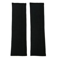 IWH KFZ-Gurtpolster Alcantara, schwarz, 2er Set