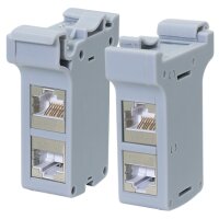 LogiLink Adaptateur pour rail DIN avec 2 coupleurs cat.6A