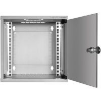 LogiLink Coffret mural 10 SoHo, monté, 4 U, noir