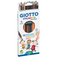 GIOTTO Buntstifte STILNOVO SKIN TONES, 12er Kartonetui