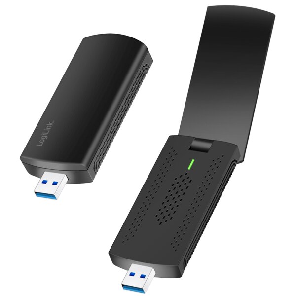 LogiLink Adaptateur WiFi USB 3.0, avec support magn&eacute;tique
