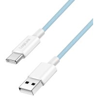 LogiLink Câble USB 2.0, USB-A - USB-C, 1,5 m, bleu