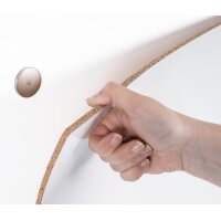 Bi-Office Weisswandtafel LOOP, lackiert, 1.800 x 1.000 mm