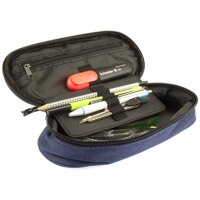 kangaro Trousse, ovale, en polyester, bleu foncé