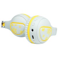 LogiLink BT 5.4 Kinder-Headset MUSIC BUDDIES, hellblau gelb