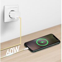 LogiLink USB 2.0 Kabel, USB-A - USB-C Stecker, 1,5 m, weiss