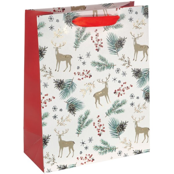 sigel Sac cadeau de No&euml;l Christmas Motifs Watercolor petit