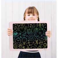 LogiLink Ardoise LCD pour enfants, 14 pouces, rose