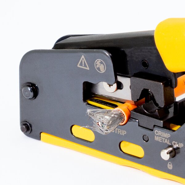 LogiLink Crimpzange für Kat.5 Kat.6 Kat.6A Kat.7 RJ45 &