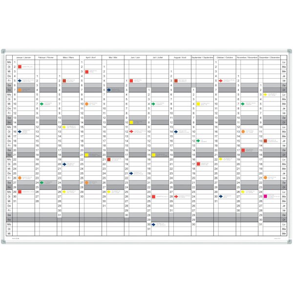 BEREC Jahresplaner 60x90cm B 324 DE/FR