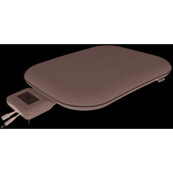 LEITZ Coussin de si&egrave;ge chauffant iComfi, gris