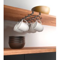 metaltex Porte-tasses My-Mug LAVA, noir mat