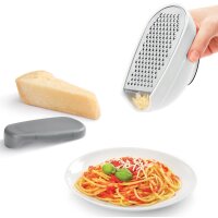 metaltex Universalreibe Trio-Box, 3 Einsätze, grau weiss