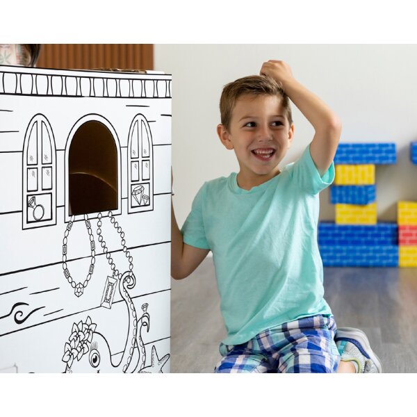 Fellowes Bankers Box Carton de jeu XL BATEAU DE PIRATES