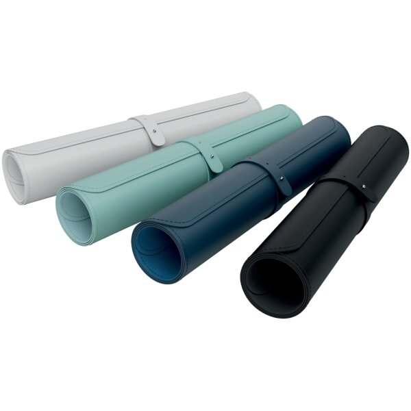 LEITZ Schreibunterlage, 800 x 400 mm, aus PVC, grau