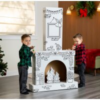 Fellowes Bankers Box Spielkarton WEIHNACHTSKAMIN, Wellpappe