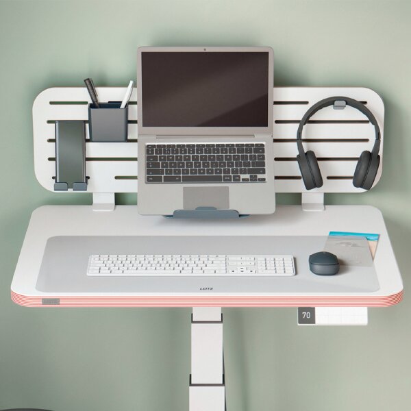 LEITZ Sous-main, 700 x 360 mm, en PVC, transparent