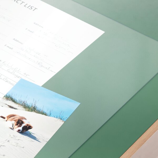 LEITZ Sous-main, 700 x 360 mm, en PVC, transparent