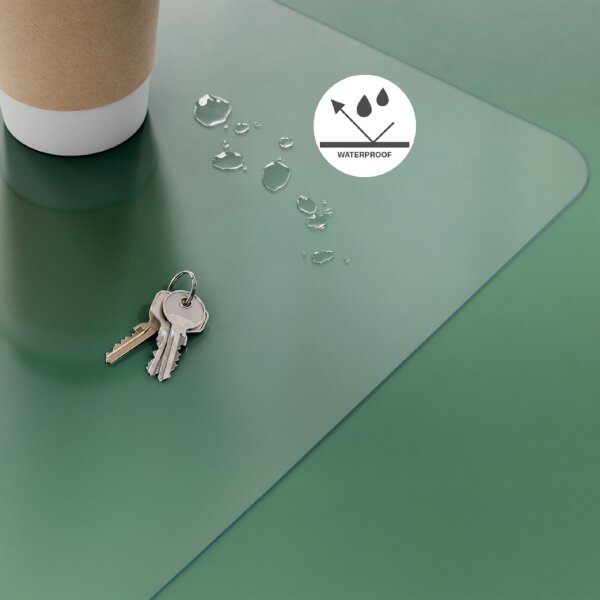 LEITZ Sous-main, 700 x 360 mm, en PVC, transparent