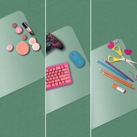 LEITZ Sous-main, 700 x 360 mm, en PVC, transparent