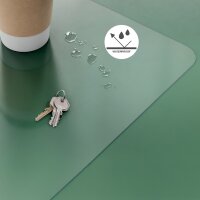 LEITZ Sous-main, 700 x 360 mm, en PVC, transparent