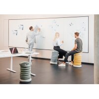 Topstar Tabouret Sitness 4D, blanc papyrus / bleu