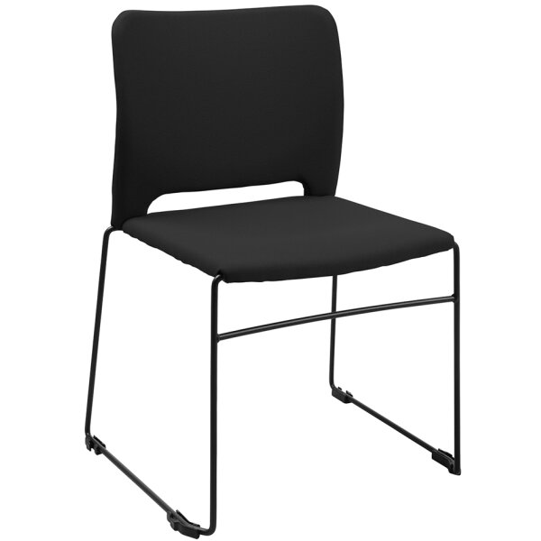 Topstar Chaise visiteur Visit Lite, rembourr&eacute;, noir