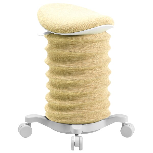 Topstar Tabouret Sitness 4D Move, blanc papyrus / jaune