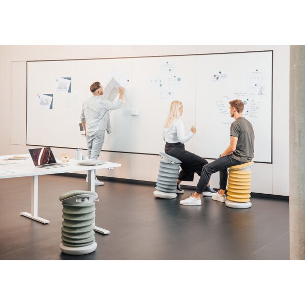 Topstar Tabouret Sitness 4D, blanc papyrus / vert