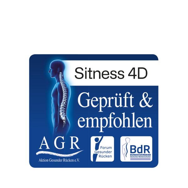 Topstar Tabouret Sitness 4D Move, blanc papyrus / gris