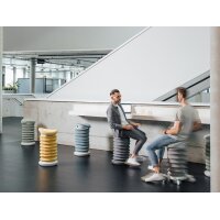 Topstar Tabouret Sitness 4D Move, blanc papyrus / bleu