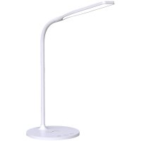 PAPERFLOW Lampe de table à LED IRENE, socle, blanc