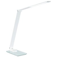 PAPERFLOW Lampe de table à LED OLGA, socle, gris