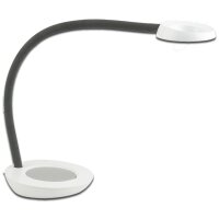 PAPERFLOW Lampe de table à LED TOBY, socle, blanc