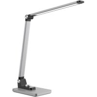 PAPERFLOW Lampe de table à LED JOA, socle, argent...