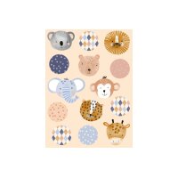 STEWO Sticker Buba 2582518098 4 feuilles de 14 stickers