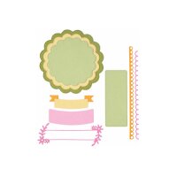 SIZZIX Stanzformen 666801 Scalloped Circles 9 Stk.