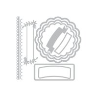 SIZZIX Stanzformen 666801 Scalloped Circles 9 Stk.