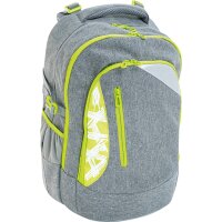 EBERHARD FABER Schulrucksack X-Style, grau grün