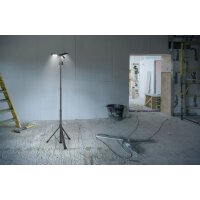 ANSMANN LED Akku-Arbeitsstrahler Triohead 7000R, mit Stativ