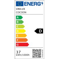 UNiLUX LED-Stehleuchte COCOON, Höhe: 1.800 mm, schwarz