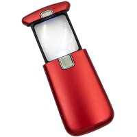 WEDO Loupe Lucina avec lumière LED, rouge