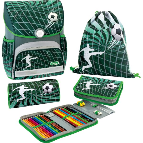 EBERHARD FABER Kit cartable EFAlino Football, 4 pièces