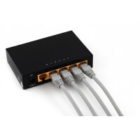 shiverpeaks Netzwerk-Switch, 5-fach, 1G, schwarz