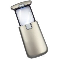 WEDO Loupe Lucina avec lumière LED, argent
