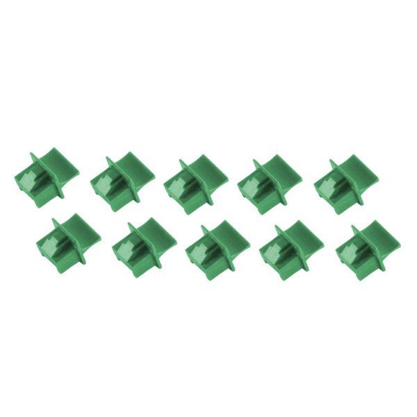 shiverpeaks Staubschutz f&uuml;r RJ45 Kupplungen, gr&uuml;n
