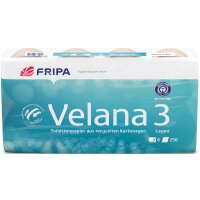 Fripa Toilettenpapier Velana, 2-lagig, braun