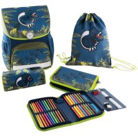 EBERHARD FABER Schulranzen-Set EFAlino Dinosaurier, 4-teilig