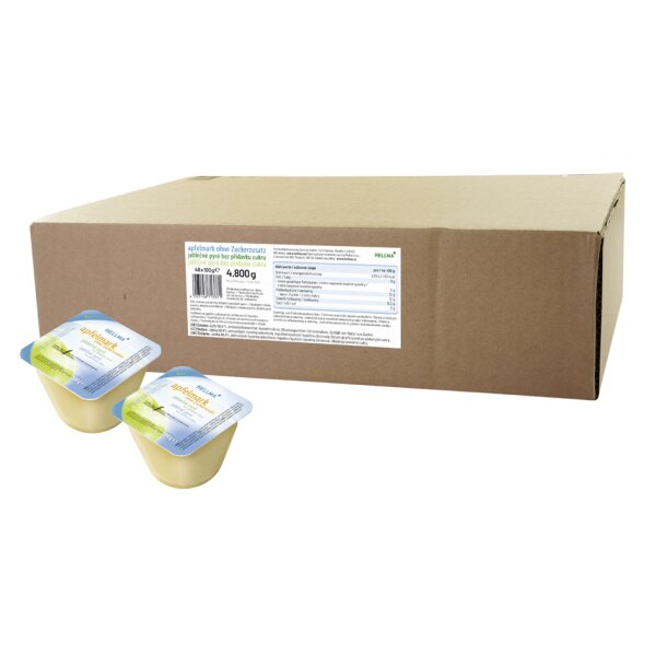 HELLMA Apfelmark, 48 Portionen, im Karton