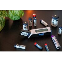 ANSMANN Testeur de piles Comfort Check, écran LCD